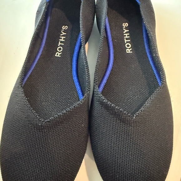 Rothy's Black Ballet Flats - Picture 1 of 9